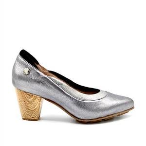 NEW CHELSEA JONES women's rhyme mid heels in sterling leather